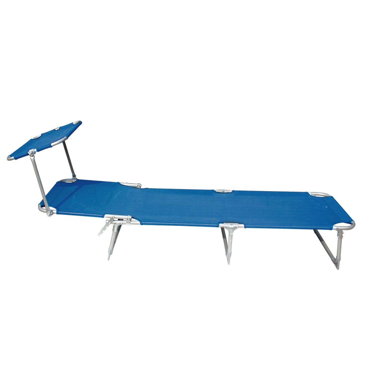 sun lounger with visor